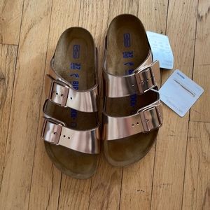 Rose Gold Birkenstocks
